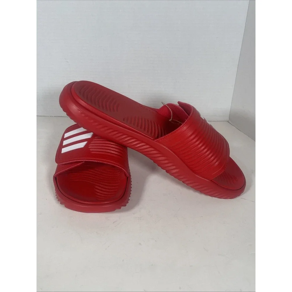 New Adidas Men's Alphabounce  2.0‎ sandals Slides Size US 12  #IE6422 Red
